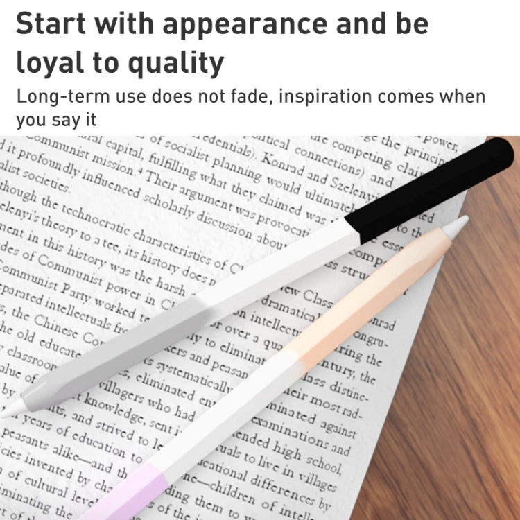 LOVE MEI Rainbow Liquid Silicone Protective Pen Case, For Apple Pencil 2, For Apple Pencil 1