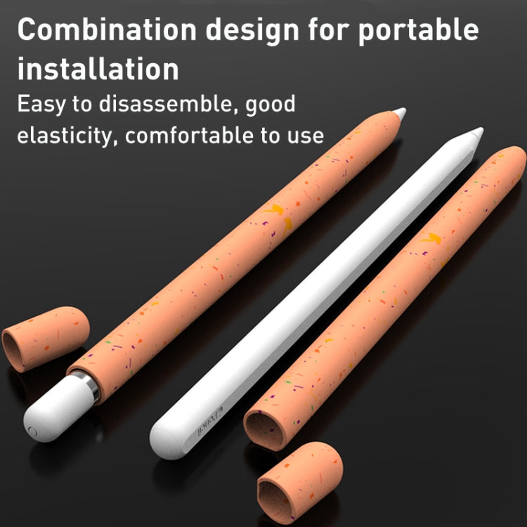 LOVE MEI Luminous Silicone Protective Pen Case, For Apple Pencil 2, For Apple Pencil 1