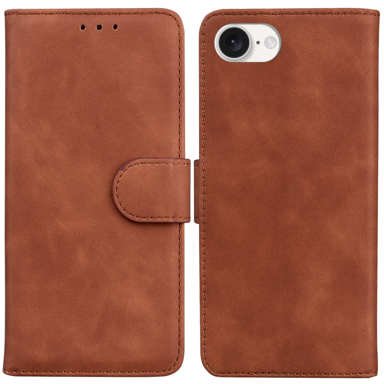 Skin Feel Pure Color Flip Leather Phone Case, iPhone 16e, For iPhone 16 Pro Max, For iPhone 16 Pro, For iPhone 16 Plus