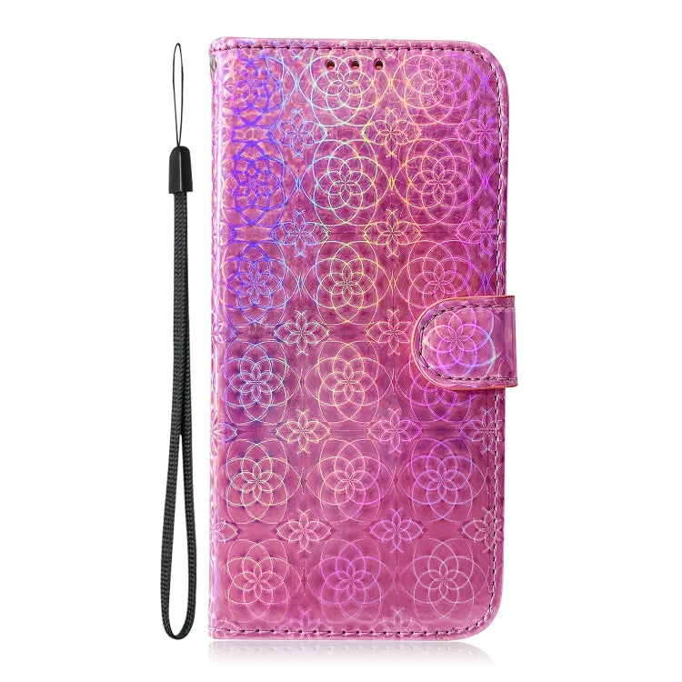 Colorful Magnetic Buckle Leather Phone Case, For iPhone 15