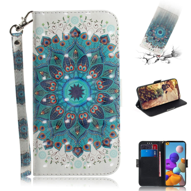 3D Painted Pattern Magnetic Attraction Horizontal Flip Leather Case with Holder & Card Slot & Wallet & Lanyard, For Samsung Galaxy A21s, For Samsung Galaxy A51 5G