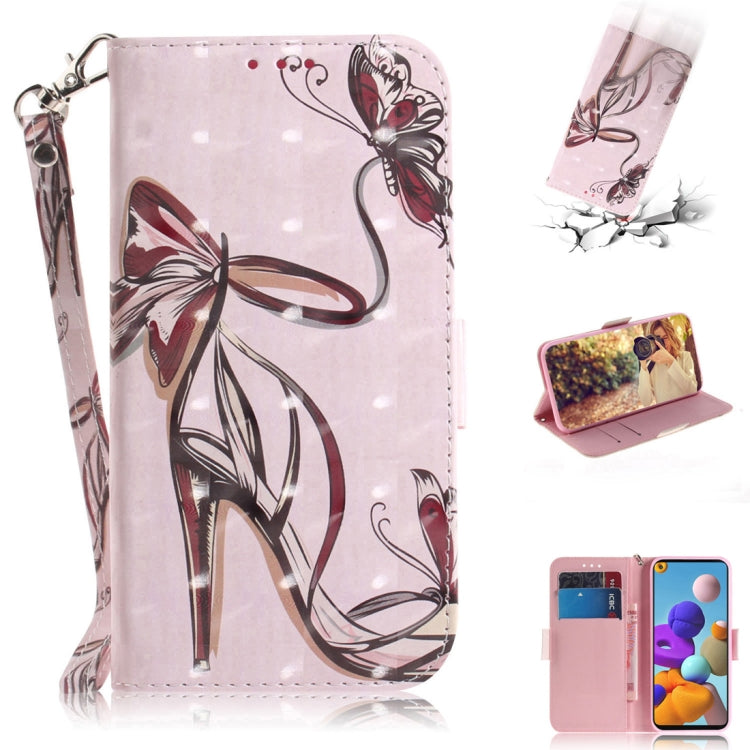 3D Painted Pattern Magnetic Attraction Horizontal Flip Leather Case with Holder & Card Slot & Wallet & Lanyard, For Samsung Galaxy A21s, For Samsung Galaxy A51 5G