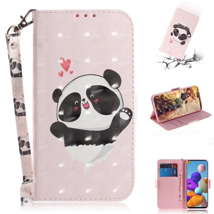 3D Painted Pattern Magnetic Attraction Horizontal Flip Leather Case with Holder & Card Slot & Wallet & Lanyard, For Samsung Galaxy A21s, For Samsung Galaxy A51 5G