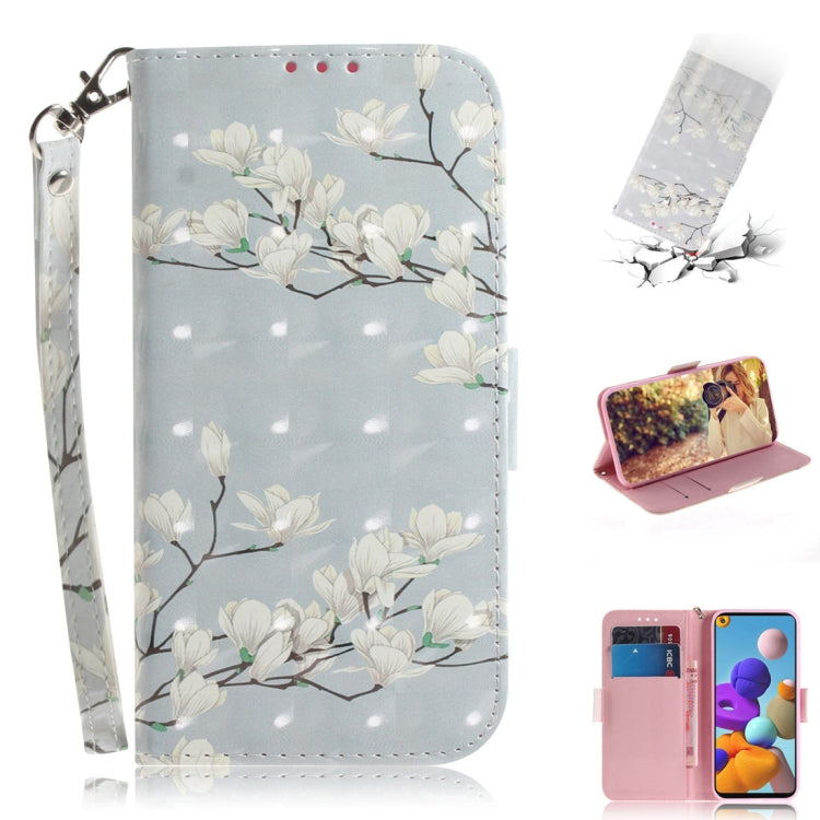 3D Painted Pattern Magnetic Attraction Horizontal Flip Leather Case with Holder & Card Slot & Wallet & Lanyard, For Samsung Galaxy A21s, For Samsung Galaxy A51 5G