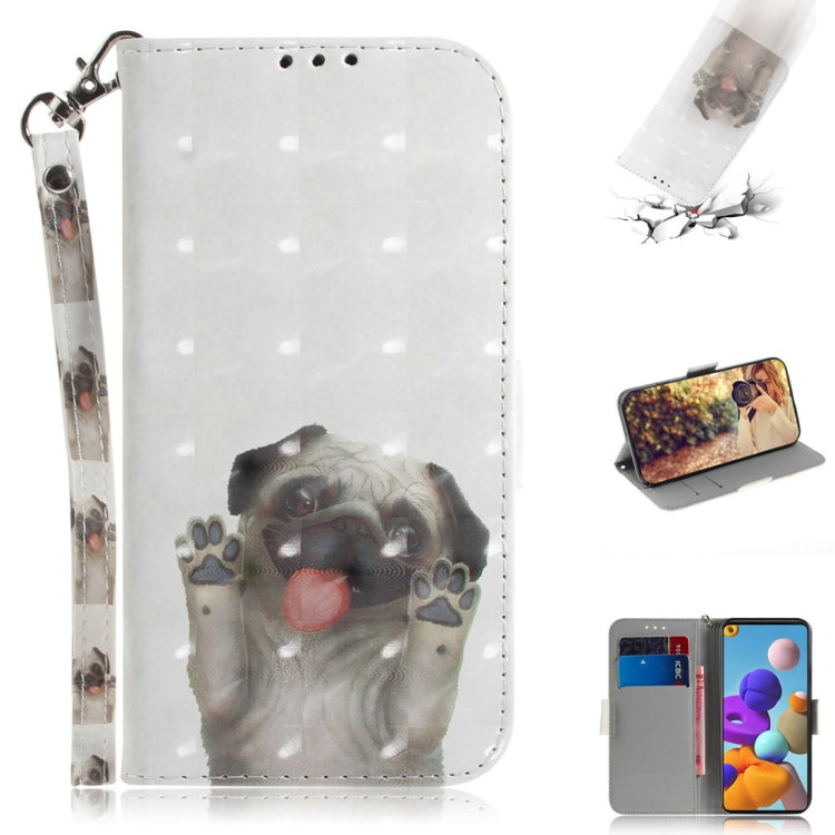 3D Painted Pattern Magnetic Attraction Horizontal Flip Leather Case with Holder & Card Slot & Wallet & Lanyard, For Samsung Galaxy A21s, For Samsung Galaxy A51 5G