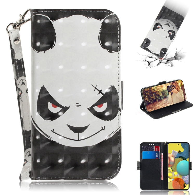 3D Painted Pattern Magnetic Attraction Horizontal Flip Leather Case with Holder & Card Slot & Wallet & Lanyard, For Samsung Galaxy A21s, For Samsung Galaxy A51 5G