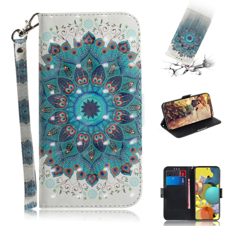 3D Painted Pattern Magnetic Attraction Horizontal Flip Leather Case with Holder & Card Slot & Wallet & Lanyard, For Samsung Galaxy A21s, For Samsung Galaxy A51 5G