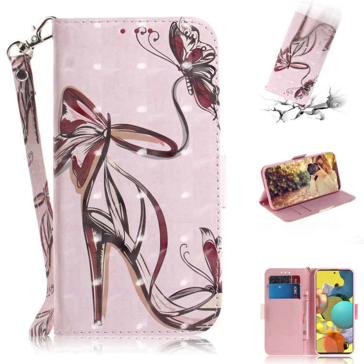 3D Painted Pattern Magnetic Attraction Horizontal Flip Leather Case with Holder & Card Slot & Wallet & Lanyard, For Samsung Galaxy A21s, For Samsung Galaxy A51 5G