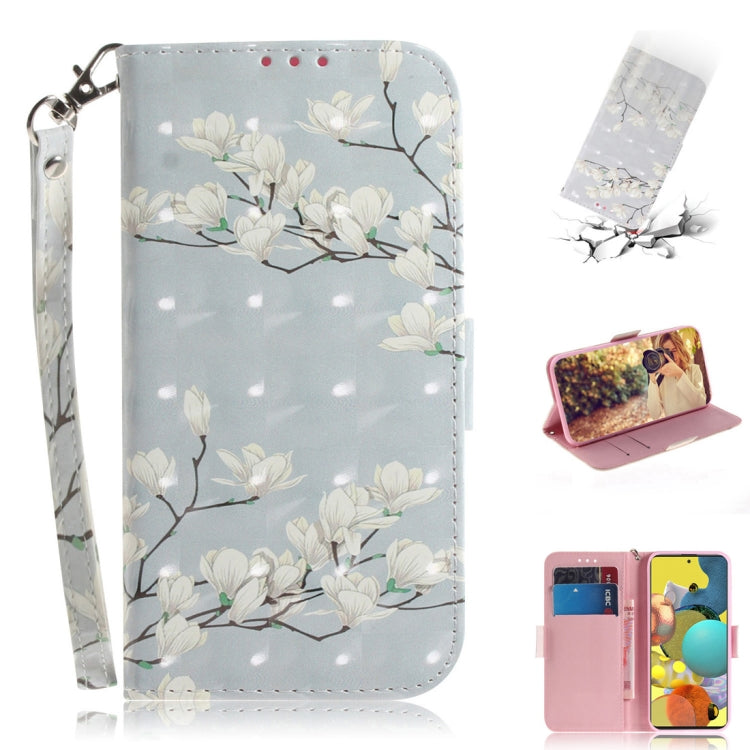 3D Painted Pattern Magnetic Attraction Horizontal Flip Leather Case with Holder & Card Slot & Wallet & Lanyard, For Samsung Galaxy A21s, For Samsung Galaxy A51 5G
