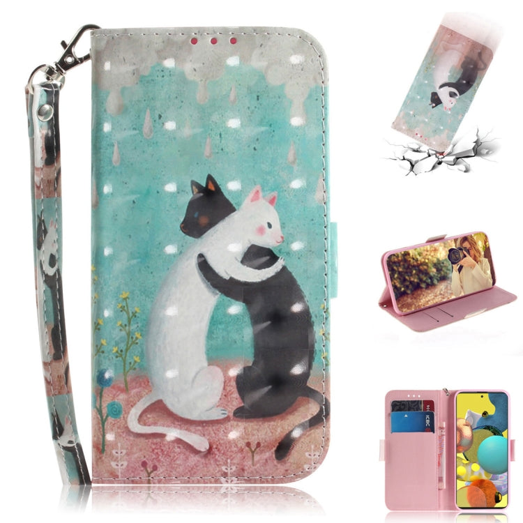 3D Painted Pattern Magnetic Attraction Horizontal Flip Leather Case with Holder & Card Slot & Wallet & Lanyard, For Samsung Galaxy A21s, For Samsung Galaxy A51 5G