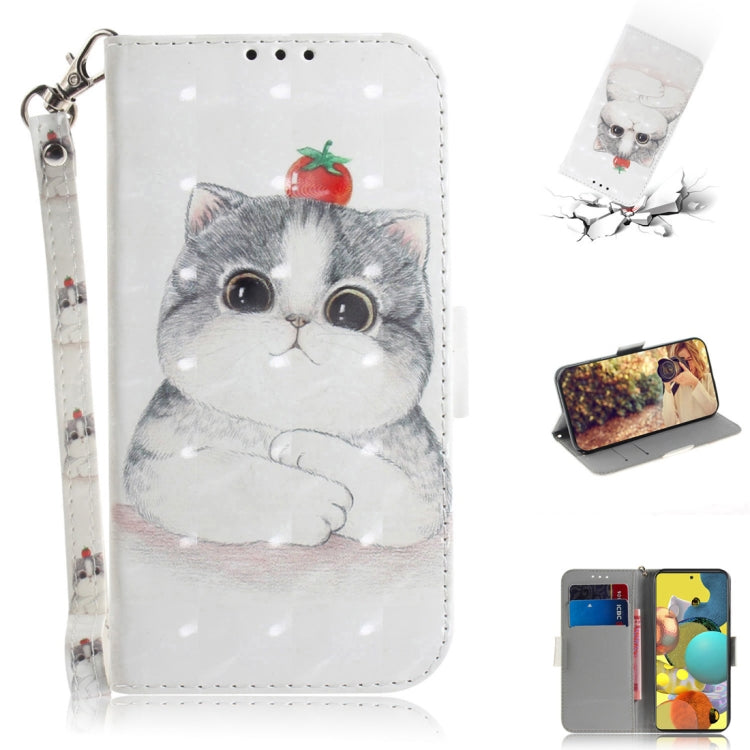 3D Painted Pattern Magnetic Attraction Horizontal Flip Leather Case with Holder & Card Slot & Wallet & Lanyard, For Samsung Galaxy A21s, For Samsung Galaxy A51 5G