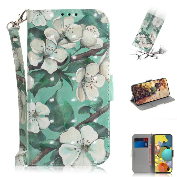 3D Painted Pattern Magnetic Attraction Horizontal Flip Leather Case with Holder & Card Slot & Wallet & Lanyard, For Samsung Galaxy A21s, For Samsung Galaxy A51 5G