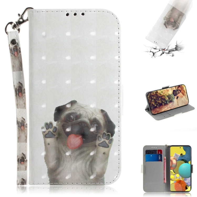 3D Painted Pattern Magnetic Attraction Horizontal Flip Leather Case with Holder & Card Slot & Wallet & Lanyard, For Samsung Galaxy A21s, For Samsung Galaxy A51 5G