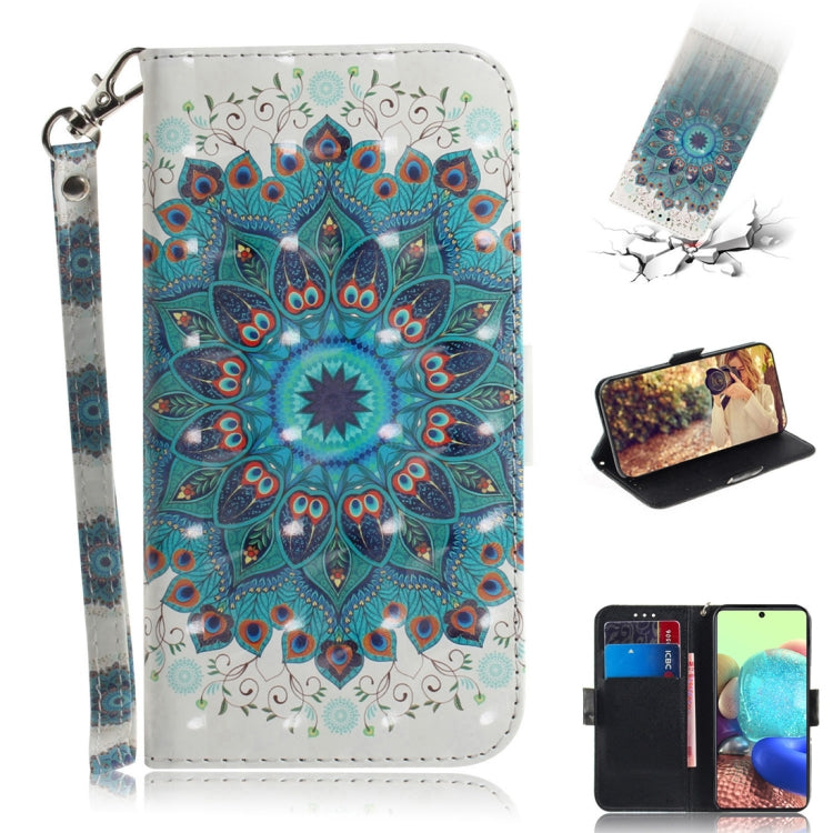 3D Painted Pattern Magnetic Attraction Horizontal Flip Leather Case with Holder & Card Slot & Wallet & Lanyard, For Samsung Galaxy A71 5G, For Huawei P smart 2020
