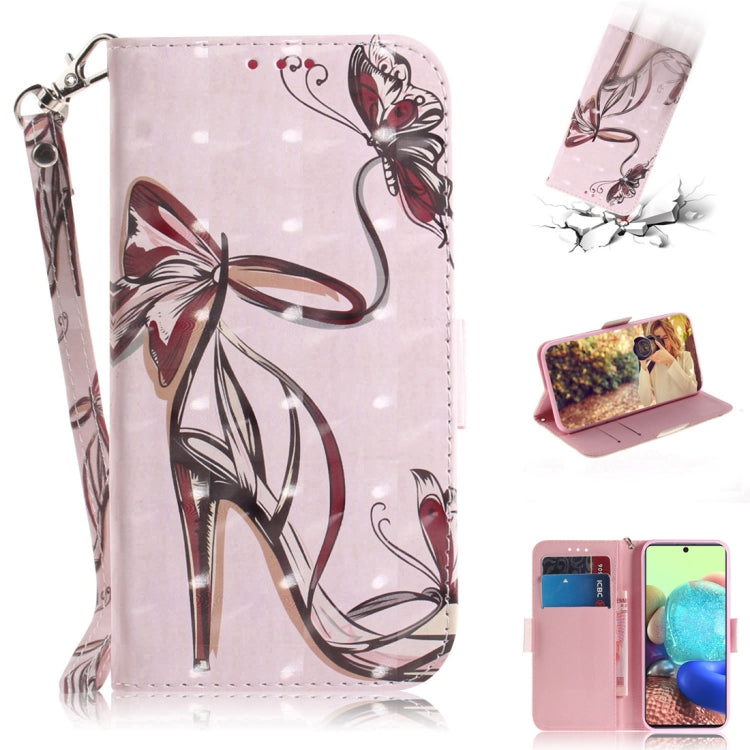 3D Painted Pattern Magnetic Attraction Horizontal Flip Leather Case with Holder & Card Slot & Wallet & Lanyard, For Samsung Galaxy A71 5G, For Huawei P smart 2020