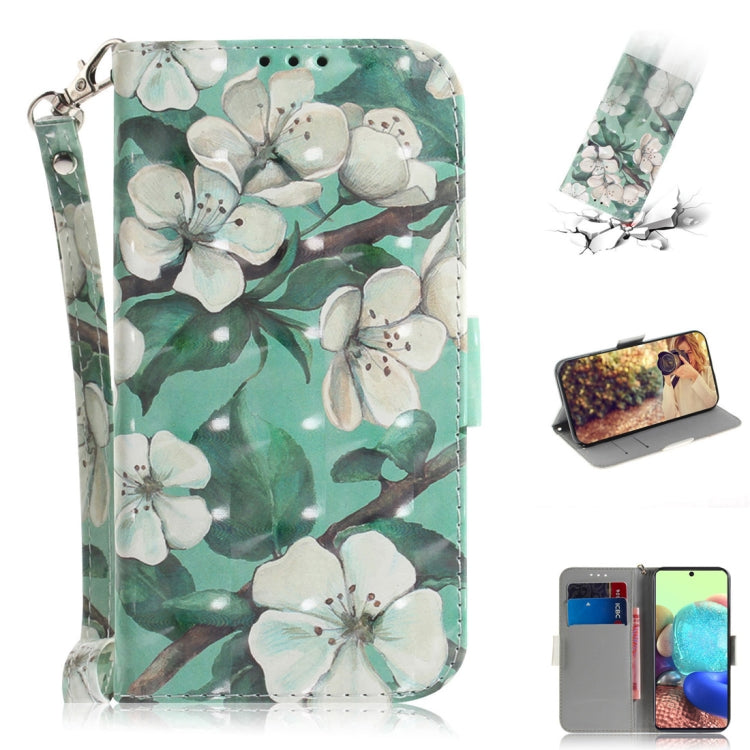 3D Painted Pattern Magnetic Attraction Horizontal Flip Leather Case with Holder & Card Slot & Wallet & Lanyard, For Samsung Galaxy A71 5G, For Huawei P smart 2020
