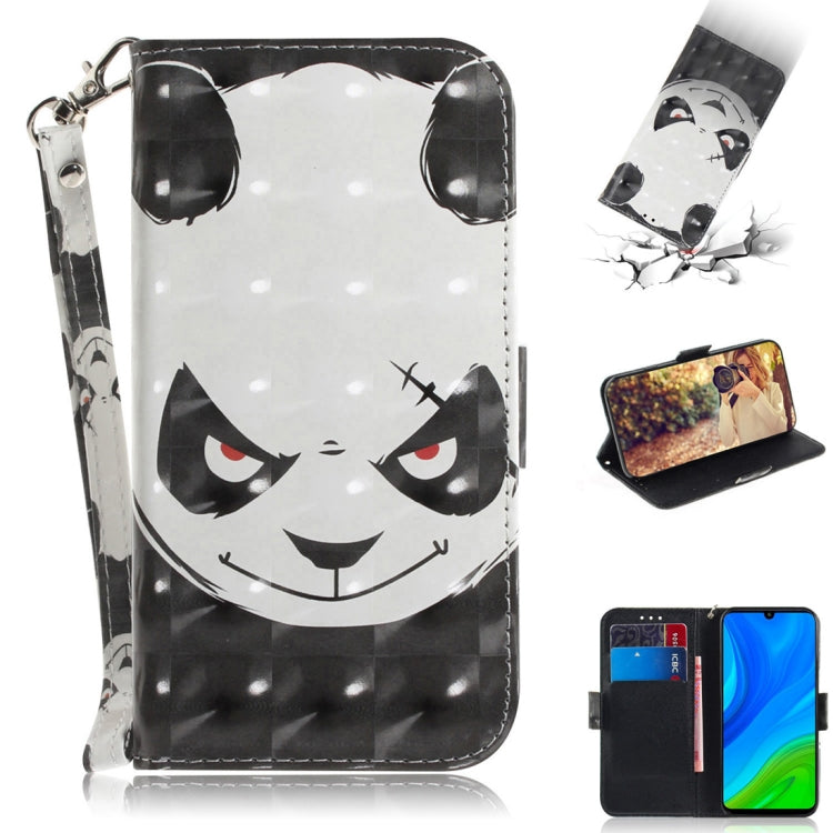 3D Painted Pattern Magnetic Attraction Horizontal Flip Leather Case with Holder & Card Slot & Wallet & Lanyard, For Samsung Galaxy A71 5G, For Huawei P smart 2020