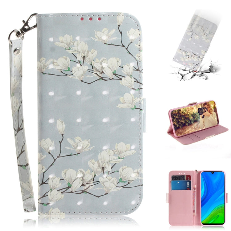 3D Painted Pattern Magnetic Attraction Horizontal Flip Leather Case with Holder & Card Slot & Wallet & Lanyard, For Samsung Galaxy A71 5G, For Huawei P smart 2020