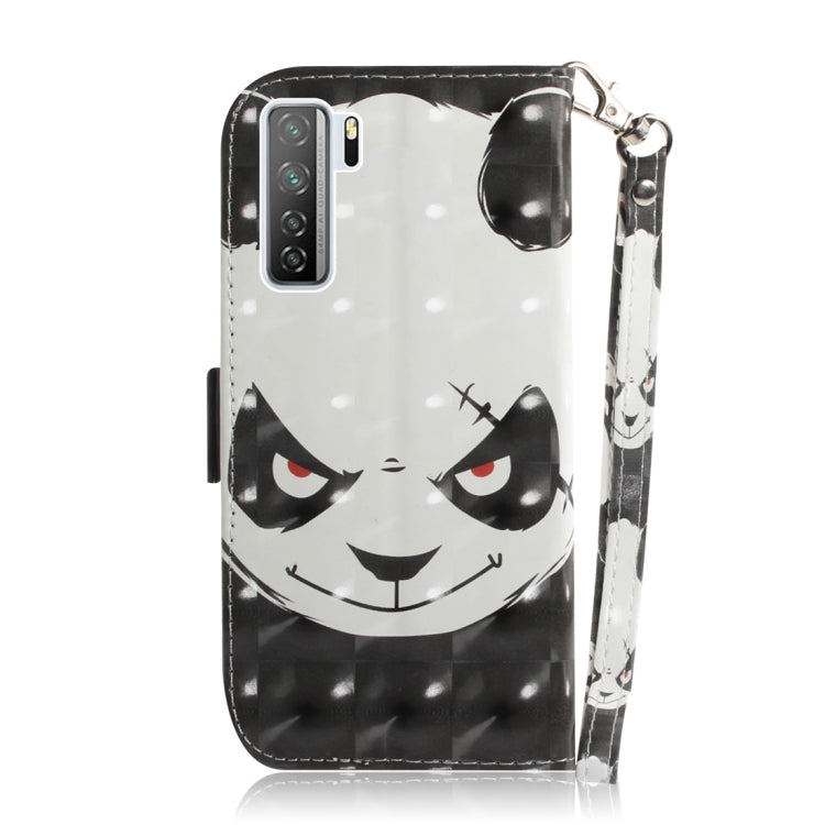 3D Painted Pattern Magnetic Attraction Horizontal Flip Leather Case with Holder & Card Slot & Wallet & Lanyard, For Huawei P40 lite 5G, For Huawei Y5p