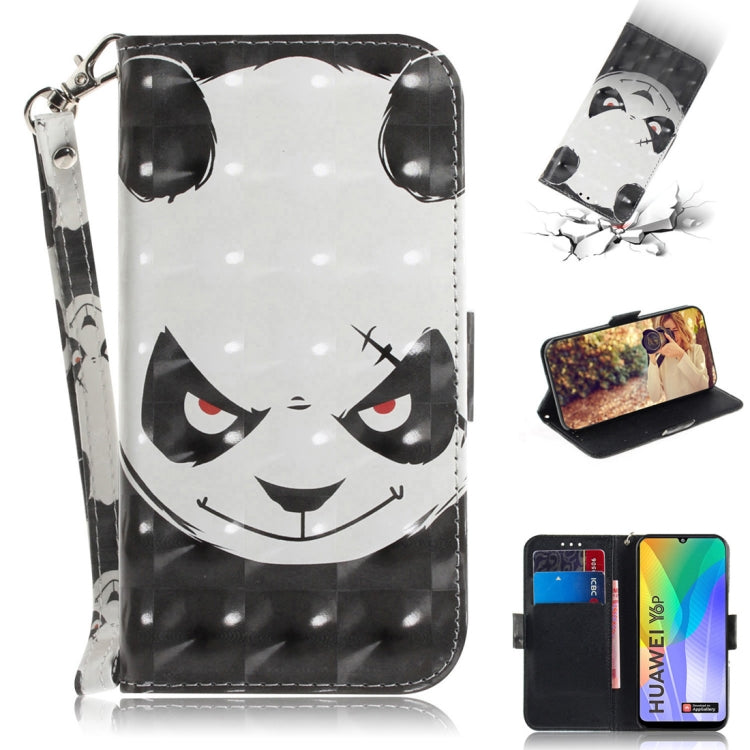 3D Painted Pattern Magnetic Attraction Horizontal Flip Leather Case with Holder & Card Slot & Wallet & Lanyard, For Huawei Y6p, For Huawei Y8p / P Smart S / Enjoy 10s