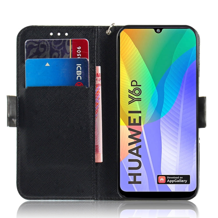 3D Painted Pattern Magnetic Attraction Horizontal Flip Leather Case with Holder & Card Slot & Wallet & Lanyard, For Huawei Y6p, For Huawei Y8p / P Smart S / Enjoy 10s