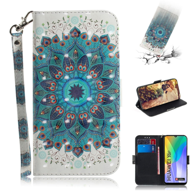 3D Painted Pattern Magnetic Attraction Horizontal Flip Leather Case with Holder & Card Slot & Wallet & Lanyard, For Huawei Y6p, For Huawei Y8p / P Smart S / Enjoy 10s