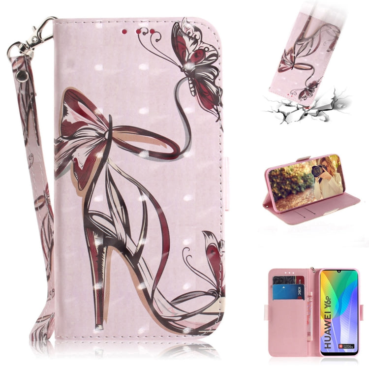 3D Painted Pattern Magnetic Attraction Horizontal Flip Leather Case with Holder & Card Slot & Wallet & Lanyard, For Huawei Y6p, For Huawei Y8p / P Smart S / Enjoy 10s