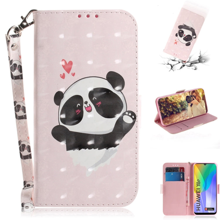 3D Painted Pattern Magnetic Attraction Horizontal Flip Leather Case with Holder & Card Slot & Wallet & Lanyard, For Huawei Y6p, For Huawei Y8p / P Smart S / Enjoy 10s
