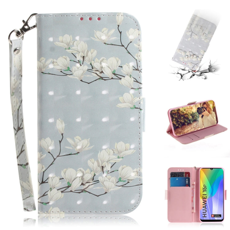 3D Painted Pattern Magnetic Attraction Horizontal Flip Leather Case with Holder & Card Slot & Wallet & Lanyard, For Huawei Y6p, For Huawei Y8p / P Smart S / Enjoy 10s
