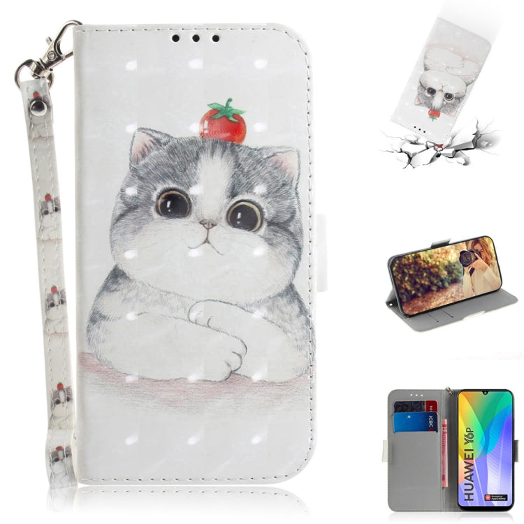 3D Painted Pattern Magnetic Attraction Horizontal Flip Leather Case with Holder & Card Slot & Wallet & Lanyard, For Huawei Y6p, For Huawei Y8p / P Smart S / Enjoy 10s