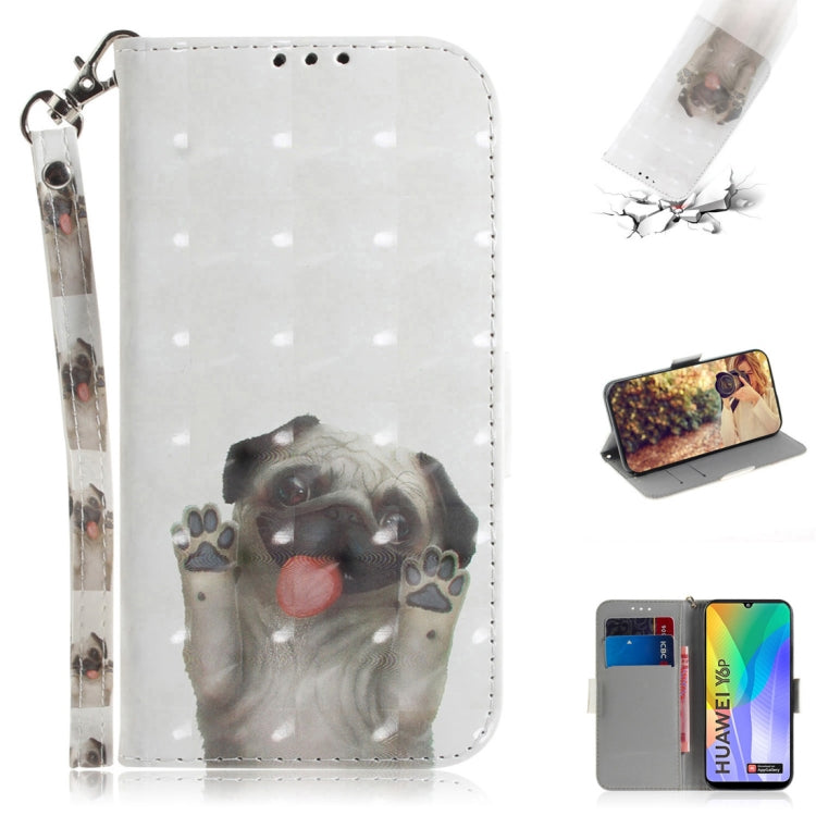 3D Painted Pattern Magnetic Attraction Horizontal Flip Leather Case with Holder & Card Slot & Wallet & Lanyard, For Huawei Y6p, For Huawei Y8p / P Smart S / Enjoy 10s
