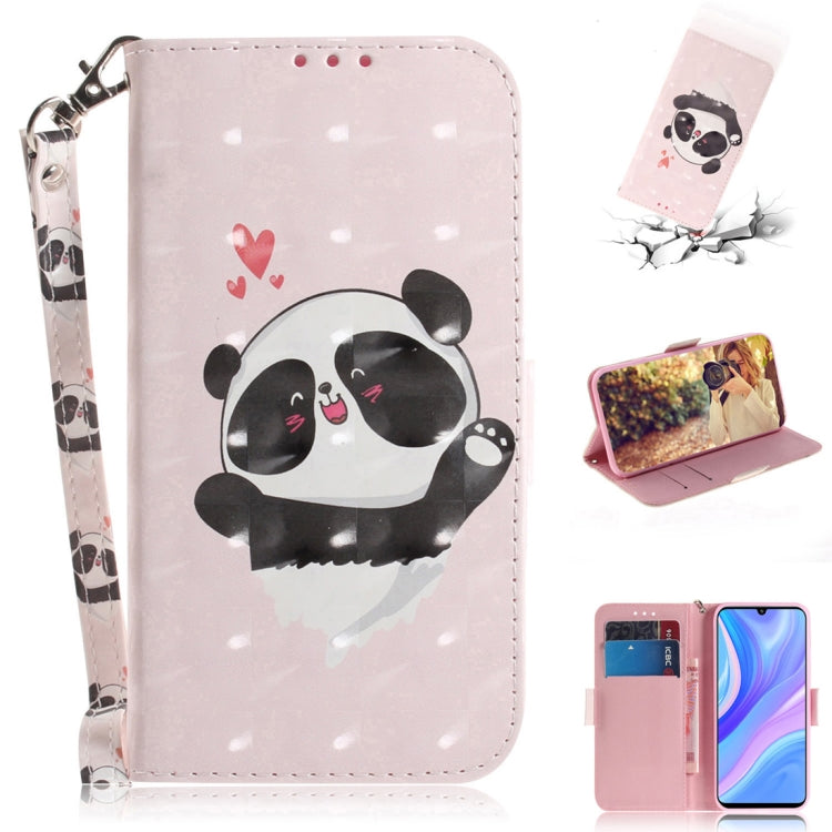 3D Painted Pattern Magnetic Attraction Horizontal Flip Leather Case with Holder & Card Slot & Wallet & Lanyard, For Huawei Y6p, For Huawei Y8p / P Smart S / Enjoy 10s