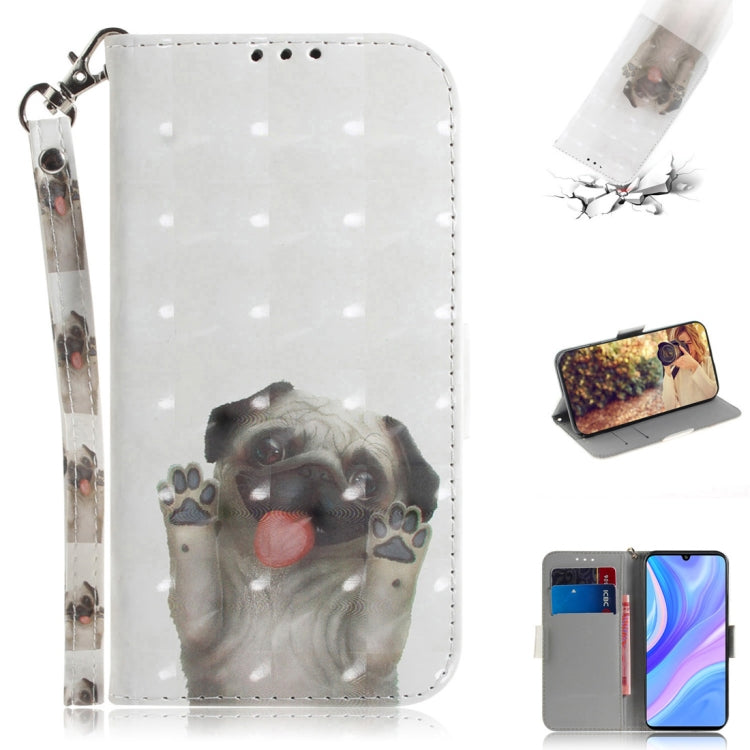3D Painted Pattern Magnetic Attraction Horizontal Flip Leather Case with Holder & Card Slot & Wallet & Lanyard, For Huawei Y6p, For Huawei Y8p / P Smart S / Enjoy 10s