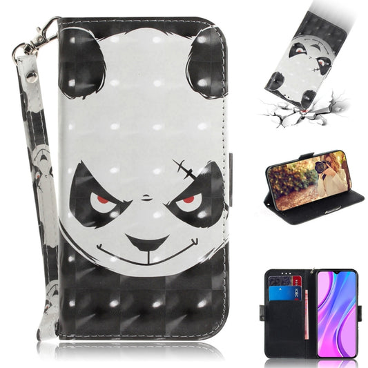 3D painted magnetic leather flip case Xiaomi Redmi 9 10X 5G with card holder wallet