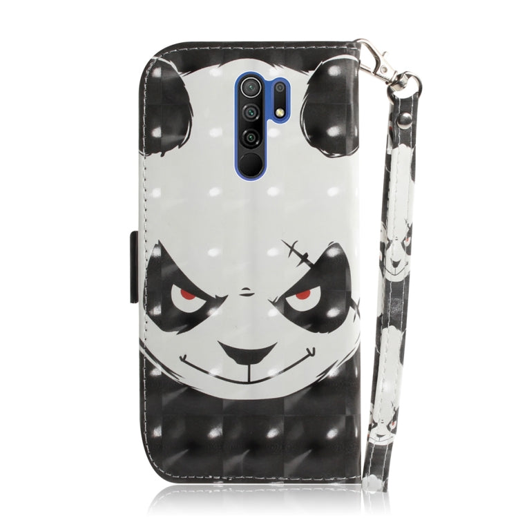 3D Painted Pattern Magnetic Attraction Horizontal Flip Leather Case with Holder & Card Slot & Wallet & Lanyard, For Xiaomi Redmi 9, For Xiaomi Redmi 10X 5G