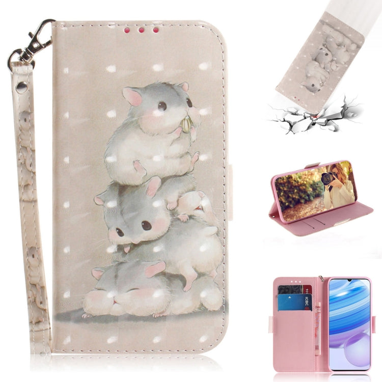 3D Painted Pattern Magnetic Attraction Horizontal Flip Leather Case with Holder & Card Slot & Wallet & Lanyard, For Xiaomi Redmi 9, For Xiaomi Redmi 10X 5G
