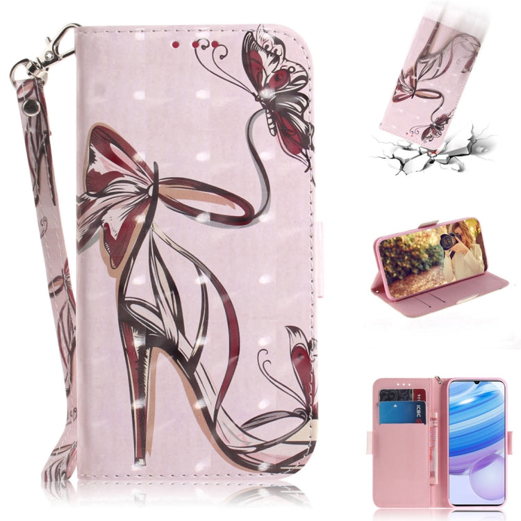 3D Painted Pattern Magnetic Attraction Horizontal Flip Leather Case with Holder & Card Slot & Wallet & Lanyard, For Xiaomi Redmi 9, For Xiaomi Redmi 10X 5G