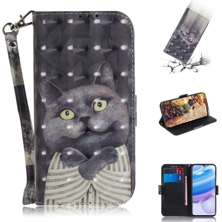 3D Painted Pattern Magnetic Attraction Horizontal Flip Leather Case with Holder & Card Slot & Wallet & Lanyard, For Xiaomi Redmi 10X Pro 5G, For Xiaomi Redmi Note 9 / Redmi 10X 4G