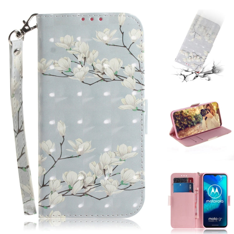 3D Painted Pattern Magnetic Attraction Horizontal Flip Leather Case with Holder & Card Slot & Wallet & Lanyard, For Motorola Moto G8 Power Lite, For Nokia 5.3