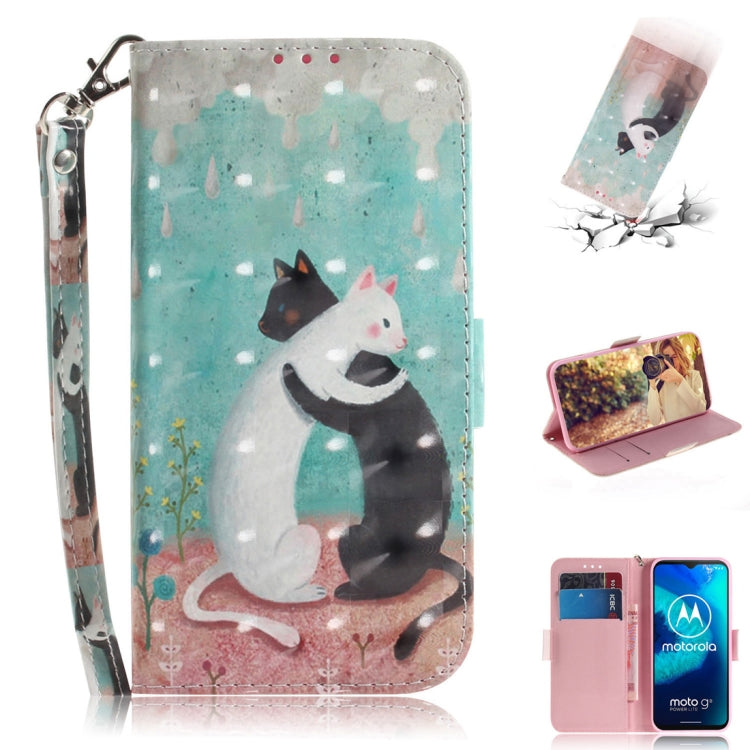3D Painted Pattern Magnetic Attraction Horizontal Flip Leather Case with Holder & Card Slot & Wallet & Lanyard, For Motorola Moto G8 Power Lite, For Nokia 5.3