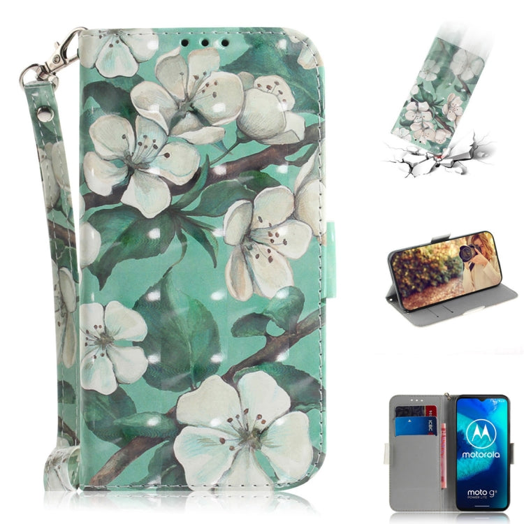 3D Painted Pattern Magnetic Attraction Horizontal Flip Leather Case with Holder & Card Slot & Wallet & Lanyard, For Motorola Moto G8 Power Lite, For Nokia 5.3