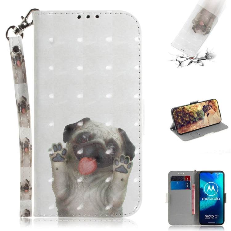 3D Painted Pattern Magnetic Attraction Horizontal Flip Leather Case with Holder & Card Slot & Wallet & Lanyard, For Motorola Moto G8 Power Lite, For Nokia 5.3
