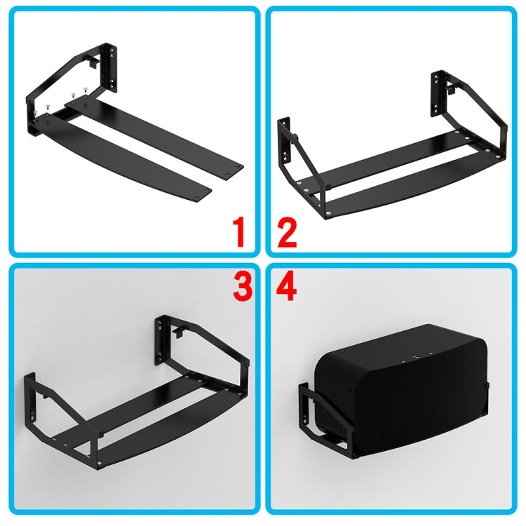 Smart Speaker Wall-mounted Metal Bracket Hanger, For Sonos Five