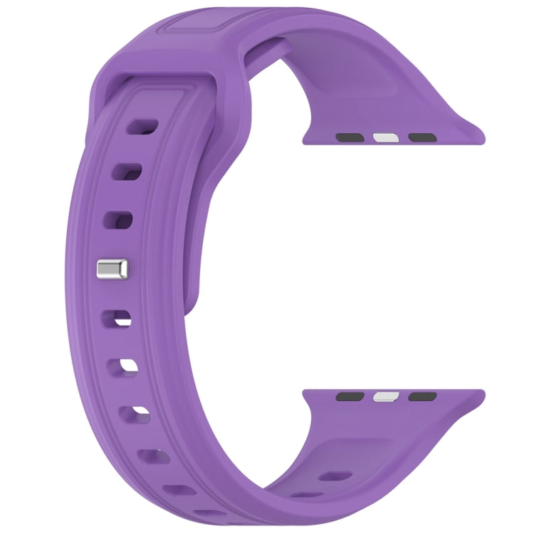 Square Buckle Silicone Watch Band, For Apple Watch Ultra 49mm