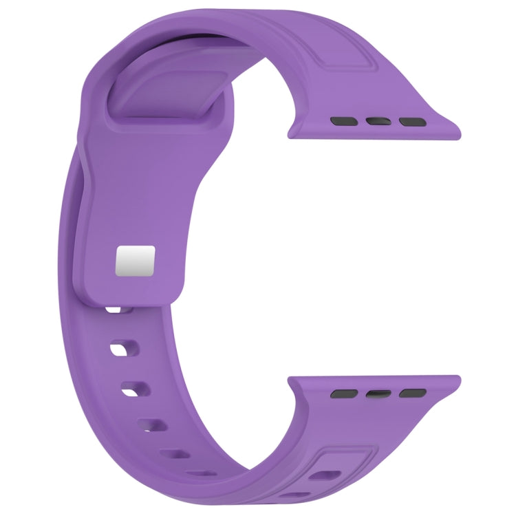 Square Buckle Silicone Watch Band, For Apple Watch Ultra 49mm