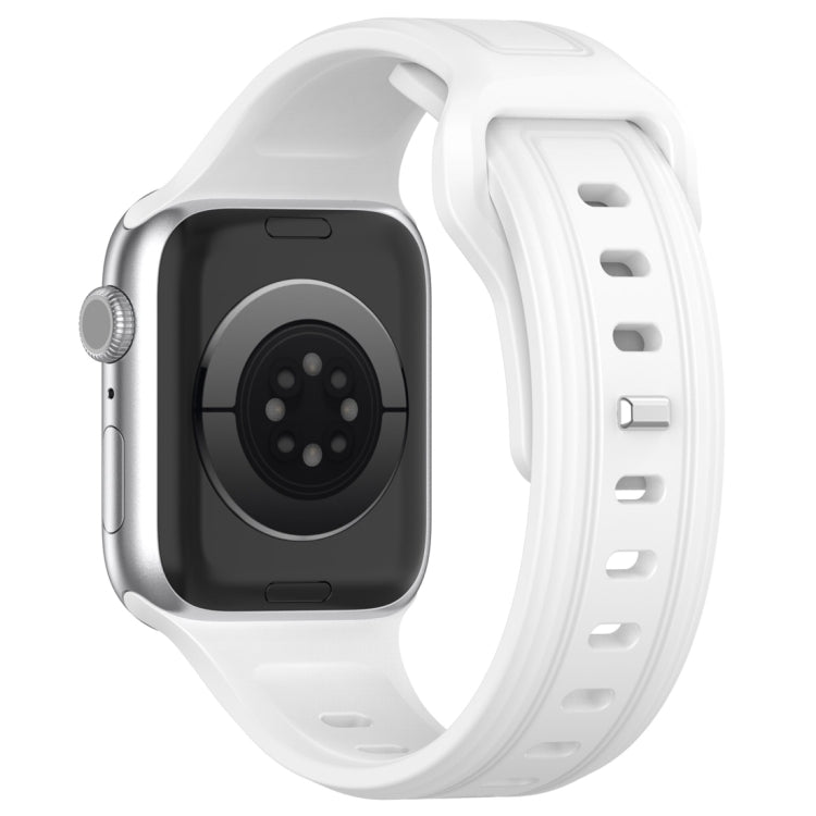 Square Buckle Silicone Watch Band, For Apple Watch 8 41mm
