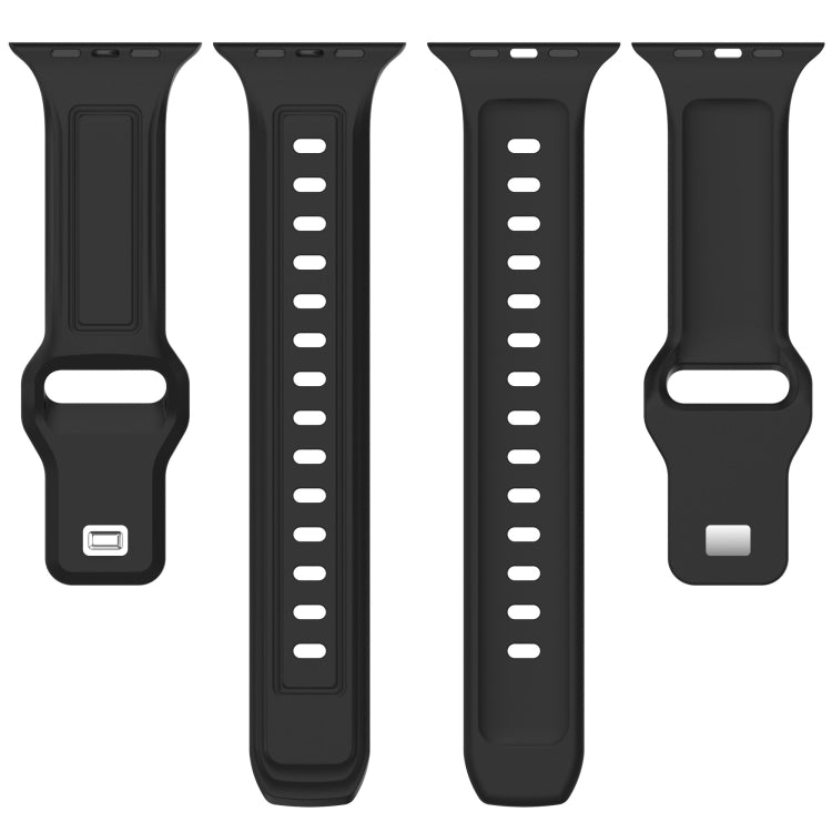 Square Buckle Silicone Watch Band, For Apple Watch 8 41mm