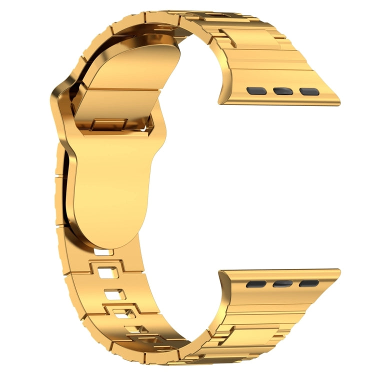 Square Buckle Armor Style Silicone Watch Band, For Apple Watch Ultra 49mm