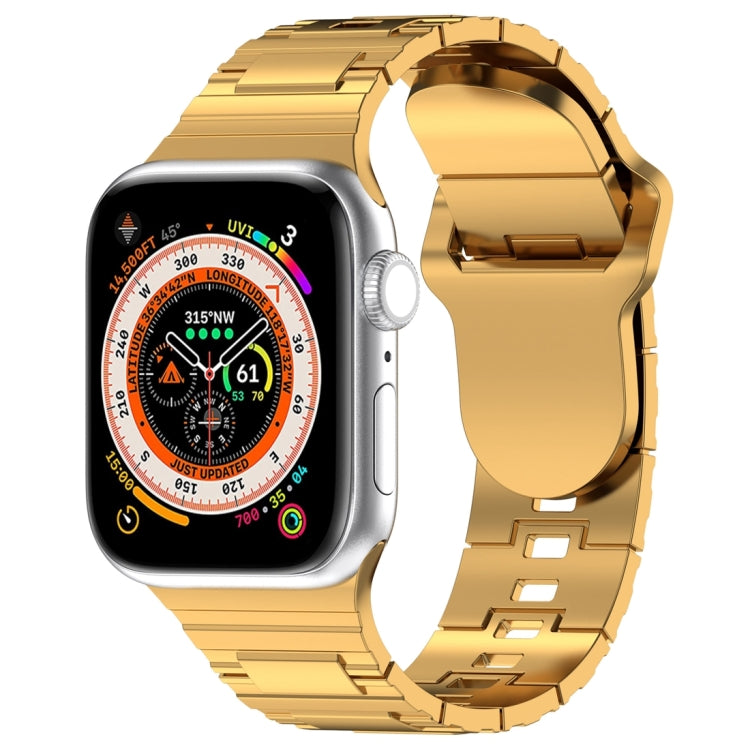 Square Buckle Armor Style Silicone Watch Band, For Apple Watch 4 40mm