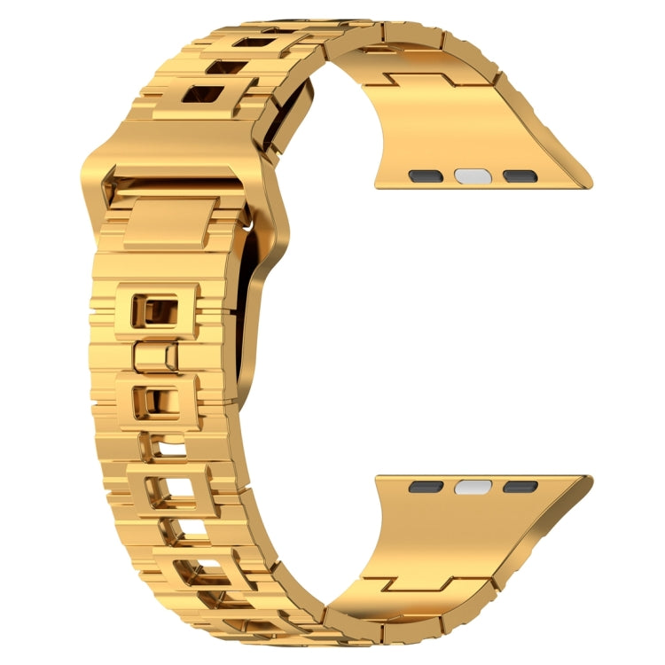 Square Buckle Armor Style Silicone Watch Band, For Apple Watch 4 40mm